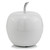 13" White Aluminum Decorative Apple Tabletop Sculpture N270-383753