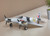 4" Black and Gray Metal Hand Painted Model Airplane N270-489460