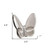 3" Gray Crystal Butterfly Figurine Tabletop Sculpture N270-554005