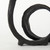 Black Metal Ribbon Loop Sculpture N270-392526