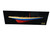 12" Blue and Red Rainbow Half-Hull Hand Painted Decorative Boat N270-401898