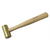 K Tool International Brass Hammer 16 oz. with Wooden Hickory Handle T398-KTI71714