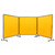 Welding Screen with Frame, 6' x 6' 3 Panel Welding Curtain Screens, Flame-Resistant Vinyl Welding P E415-SMSHJPF6X6YCWSVG1V0