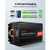 4000W Power Inverter, 12V DC to 120V AC Pure Sine Wave Inverter, Solar Car Charger Converter with L E415-LCDPYKCZXNBQ11UIQ001V1