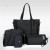 Color: black - 4pcs Elegant Minimalist Women'S Shoulder Bag, Handbag, Crossbody Bag, Women Storage  F640-12000050752083047