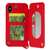 Color: Red, Model: iPhone5 5s - Double buckle flip card makeup mirror mobile phone holster Q119-CJSJBHQB00016-Red-iPhone5 5s