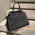 Color: black - Large capacity handbag, simple business briefcase, women's handbag for work and trav F640-12000037395143487