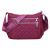 Color: Hot Pink - Yogodlns Women Nylon Shoulder Bag Waterproof Multi-pocket Zipper Bag Ladies Trave F640-12000037336741576