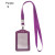 Color: GRAY - Unisex Work Card Holders With Lanyard PU Bank Card Name Credit Card Holders Card Bus  F640-12000025006959838