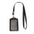 Color: GRAY - Unisex Work Card Holders With Lanyard PU Bank Card Name Credit Card Holders Card Bus  F640-12000025006959838
