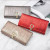 Color: Beige - 2025 Design Women Long Wallets Fashion Long Phone Purse Luxury Genuine Leather Ladie F640-12000048662321813