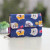 Color: Blue - Handmade Three Fold Fabric Wallet Women Men Simple Short Zipper Purses for Teens Pers F640-12000040347757132