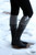 Color: BLUE-GRAY - Soft Snowflakes Xmas Leg Warmers K290-44530328174865