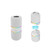 Color: SILVER - Capsule Duo Magnetic Split Combination Wireless Bluetooth Dual 2 In 1 Speakers K290-52385944437009