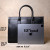 Classic Business Leather Handbag Top Layer Cowhide Computer Bag Multi-Layer Briefcase Shoulder Bag  F640-3256808852051464