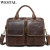 Color: Clear, Ships From: CHINA - WESTAL Men's Bag Genuine Leather Men's Briefcases Laptop Bag Leat F640-10000015693056552