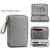 Color: Grey large, style: D - Data line receiving package multi-function digital receiving bag head Q119-CJBHNSNS02265-Grey large-D