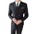 Color: SKY BLUE, Size: XXL - 2025 Men's Double Breasted 3/2 Piece Business Casual Wedding Dress Sui F640-12000039059458863