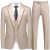 Color: Blue, Size: M - 3 Pcs Fashion New Men Leisure Boutique Business Plaid Striped Suit Vest Pant F640-12000041649306009