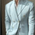 Color: Blue Suit, Size: 2XL - Herringbone Italian Men's Casual Business Suit Q119-CJXZ238977606FU