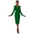 Color: green, Size: XXXL - Women's Suit Long Blazer Double Breasted Jacket White Tuxedo Party Point F640-12000028777377641