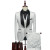Color: SKY BLUE, Size: M - Men's  Evening Dress Bridegroom Suit British Wedding Business Casual Fas F640-12000039912552830