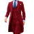 Color: Red, Size: 6XL - Elegant man suit Slim Fit Suit Luxury Formal Tuxedos Wedding 3 Pieces Blaze F640-12000042466378117