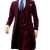 Color: Red, Size: 6XL - Elegant man suit Slim Fit Suit Luxury Formal Tuxedos Wedding 3 Pieces Blaze F640-12000042466378117