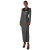 Color: black, Size: M - Women's Suit Long Jacket One Piece Blazer Double Breasted Formal Tuxedo Par F640-12000028776864481
