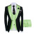 Color: Champagne, Size: S - Men Suits 3 Pieces Tailored Best Man Groom Wedding Tuxedo Slim Fit Jacq F640-12000031682934970