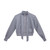 Color: Gray Coat, Size: XL - Stand Collar Sweater Suit Tie Stitching Jacket Q119-CJTW198427106FU