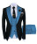 Color: Red, Size: XL - New Costume Homme Popular Clothing Luxury Party Stage Men's Suit Groomsmen R F640-12000024373351189