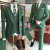 Color: green, Size: XS?€old?‰, Ships From: CHINA - Groom Wear 3 Pieces Gray Men Suits 2021 Slim Fit F640-12000020352854167
