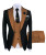 Color: Beige, Size: S - New Costume Homme Popular Clothing Luxury Party Stage Men's Suit Groomsmen  F640-12000024373351042