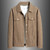 Color: Brown, Size: M - Jacket Fashion Casual Short Tooling Trendy Coat Q119-CJXZ247496701AZ