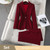 Color: Red Suit Trousers, Size: 4XL - Gray, Heat-applied Rhinestone, Sophisticated And Polished Wom Q119-CJYD264666135IR