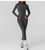 Color: Volcanic grey, Size: M-Coat Pants, Specifications:  - Zipper Slim Fit Yoga Health Sports Thr Q119-CJDK256384218RI