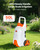 Battery-Powered Sprayer with Wheeled Cart, 13.1 Gallons Electric Weed Sprayer, Adjustable 0-80 PSI, E415-TCSPWQBCSPPP2GW0H001V1
