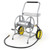Garden Hose Reel Cart with 2 Wheels and Storage Basket-Silver - Color: Silver D681-GT4365SL