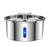 Color: Round Plastic Strip Window, style: UK - All Stainless Steel Pet Water Dispenser Round Runway Q119-CJTS271696140NM