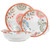Elama Ester 12 Piece Melamine Dinnerware Set D970-EL-ESTER