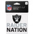 Las Vegas Raiders Decal 4x4 Perfect Cut Color Slogan - Special Order Z157-9416604551