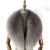 Color: Clear, Size: XS - Fox Fur Collar 100% Real Fox Fur Scarf Straight Collar Natural Fur Gray Co F640-12000036667378019