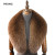 Color: PEACOCK BLUE, Size: M - 100% Natural Real Fox Fur Collar For Women Men Coat Jacket Fur Scarf F640-12000025021570622