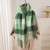 Color: Pink, Size: One Size - 2025 NEW Luxury Cashmere Women Plaid Scarf Winter Warm Shawl and Wrap F640-12000052252425270