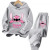 Color: black, Kid Size: 6 - Children Hoodies Stitch Kawaii Fashion Pullover Sweatshirt Anime Trucks F640-12000043623475733