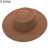 Color: Brown, Size: M - Fedora Hats Men Women 8.5CM Wide Brim Wool Felt Jazz Hats 2023 British styl F640-12000022837602257