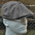 Color: GRAY, Hat Size: One Size - Men herringbone style berets retro woolen top felt hat fashion wi F640-12000033722116260