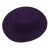 Color: PURPLE, Size: M - Fedora Hats Men Women 8.5CM Wide Brim Wool Felt Jazz Hats 2023 British sty F640-12000022837602252
