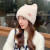 Color: army green, Size: One Size - New Women Cute Cat Ear Earflap Winter Hat Fashion Faux Fur Knit F640-12000040193614486